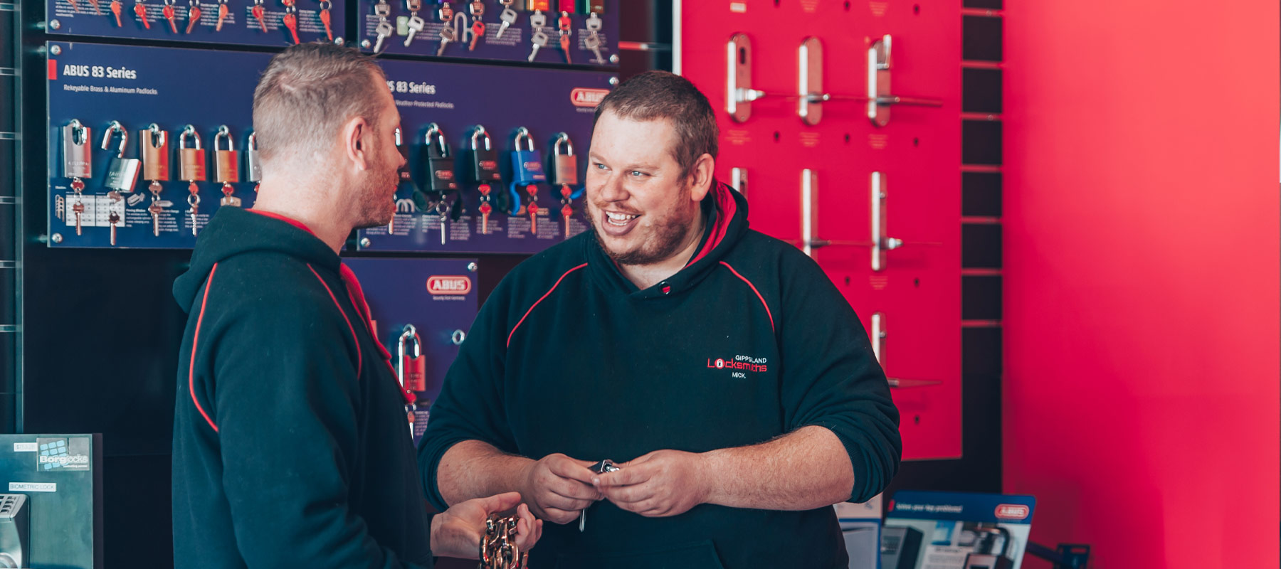 Gippsland-Locksmiths-Directors Gippsland Locksmiths staff at work